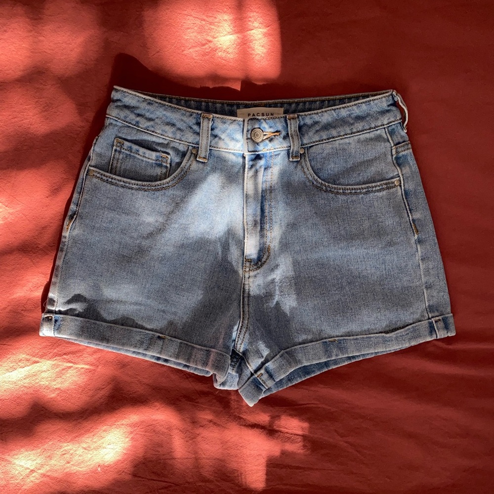 mom jean shorts from pacsun